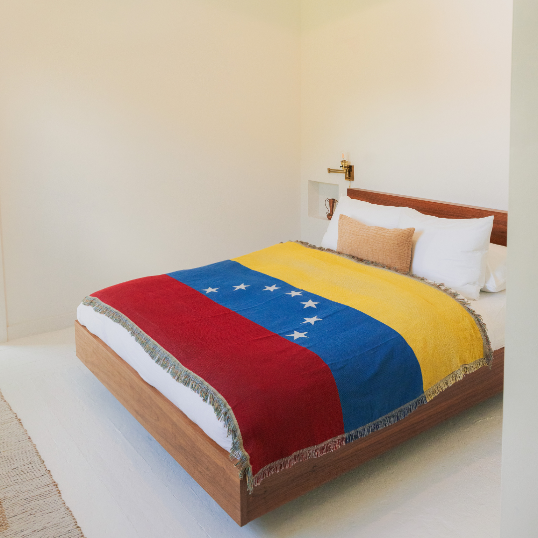 VENEZUELA 7 Stars Flag Woven Throw Blanket | 50x70 in