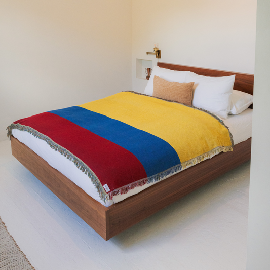COLOMBIA Woven Throw Blanket | 50x70 in