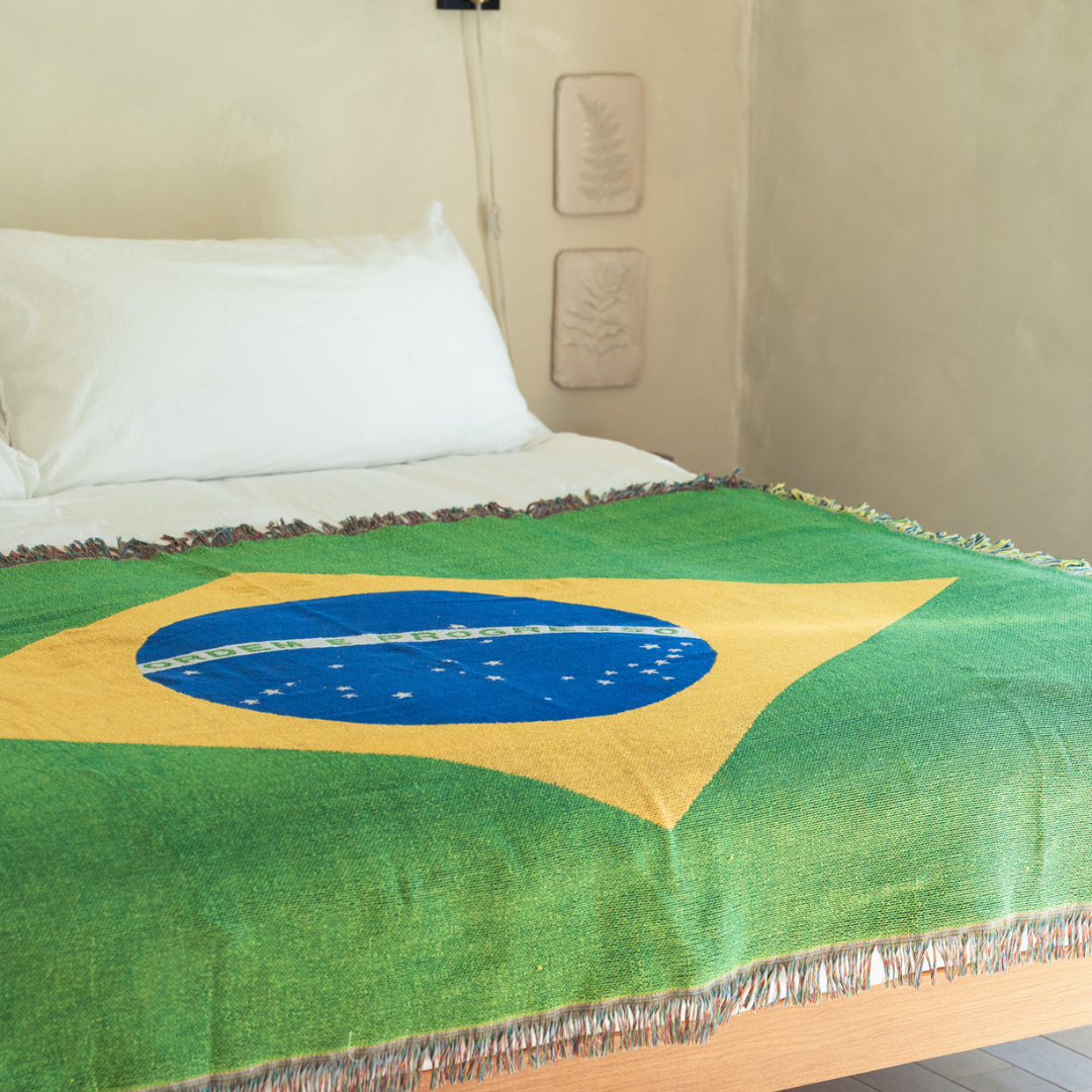 BRASIL Woven Throw Blanket | 50x70 in