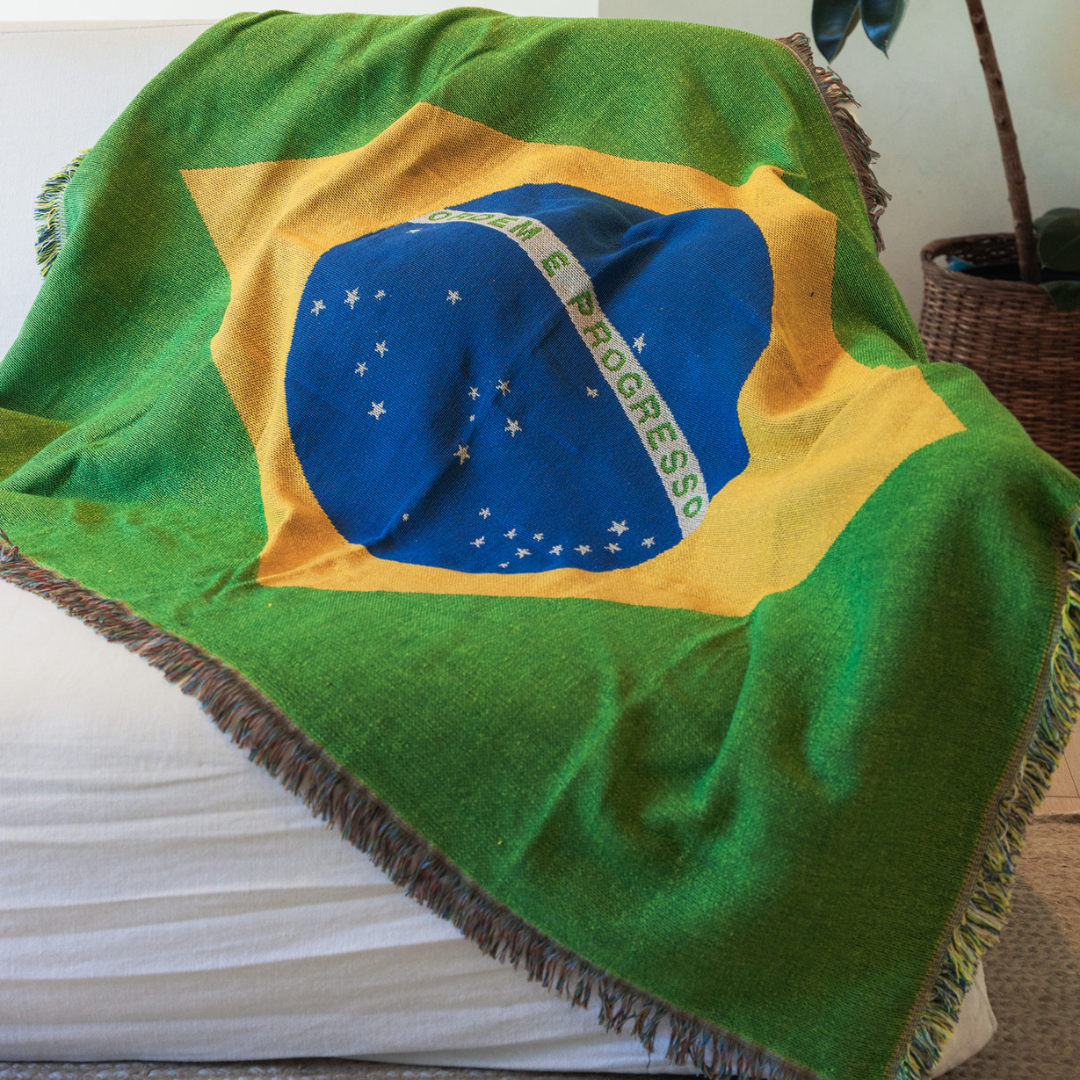 BRASIL Woven Throw Blanket | 50x70 in