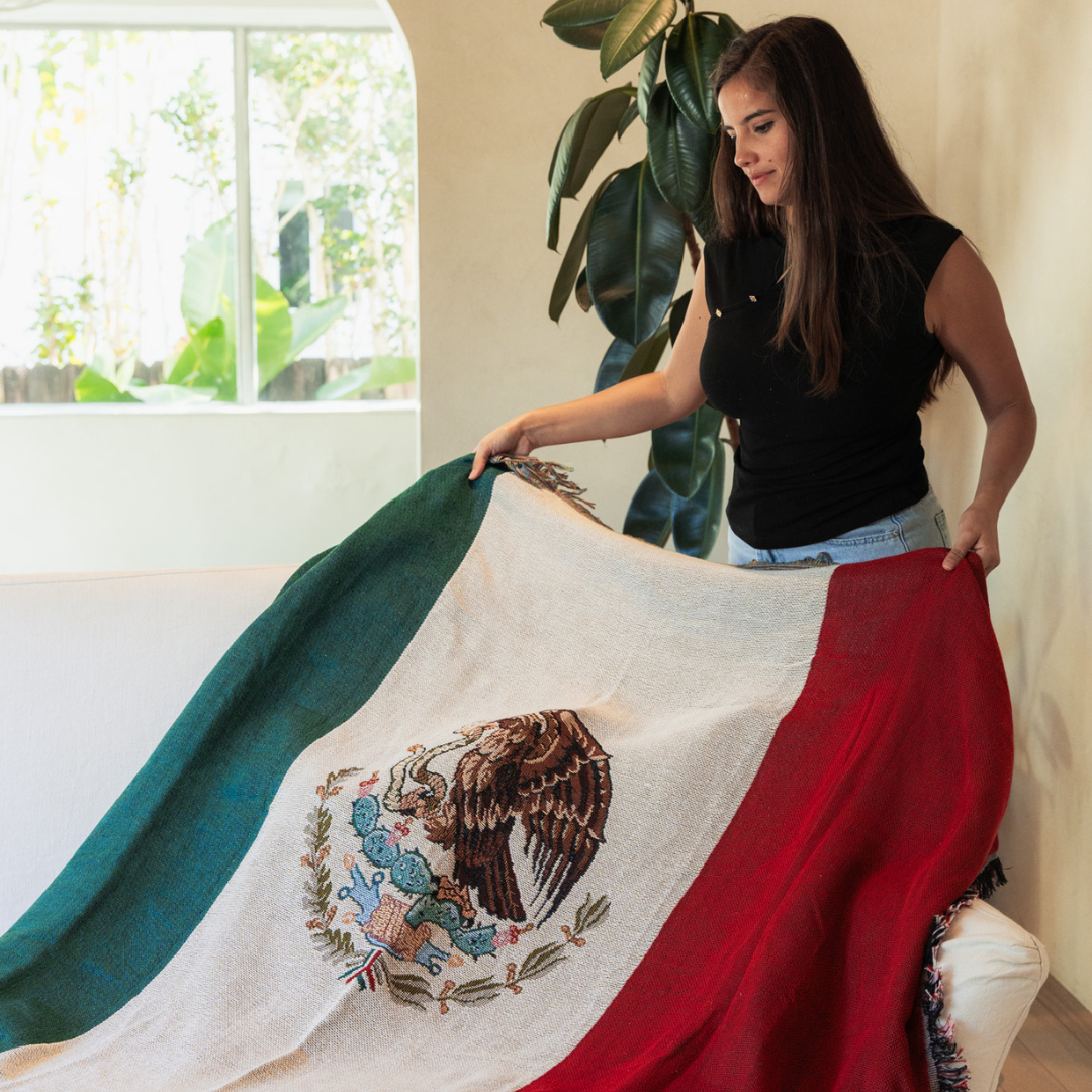 MEXICO Woven Throw Blanket | 130x180 cm