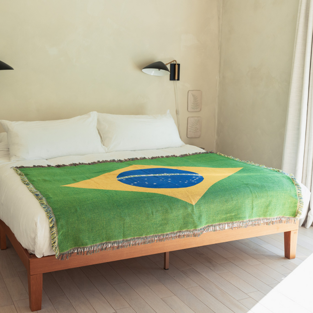 BRASIL Woven Throw Blanket | 50x70 in