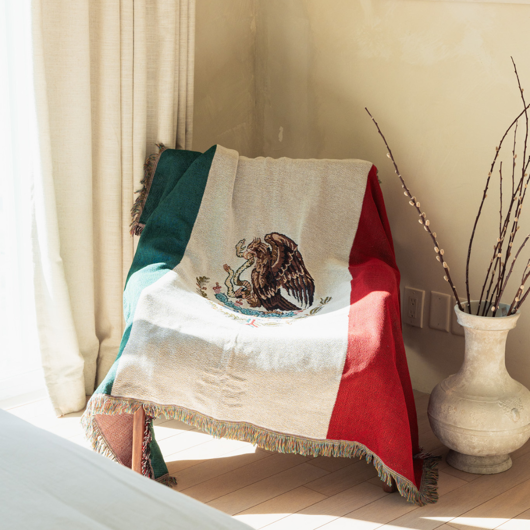 MEXICO Woven Throw Blanket | 130x180 cm