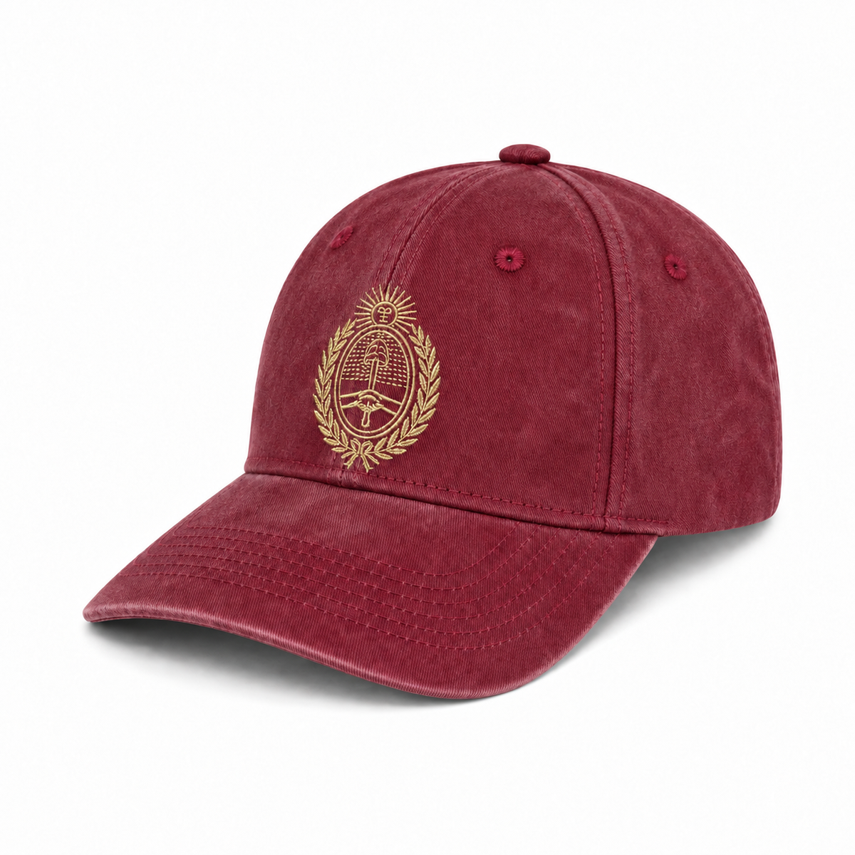 Argentina National Emblem Embroidered Baseball Cap – 100% Cotton