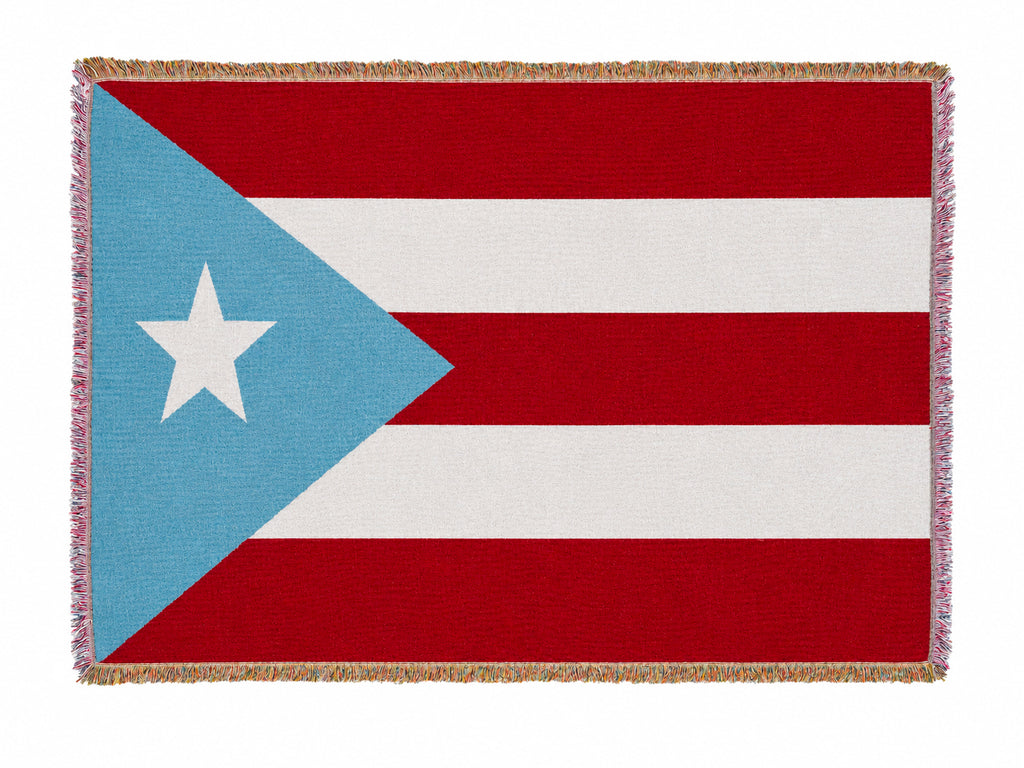 Puerto Rico Woven Throw Blanket