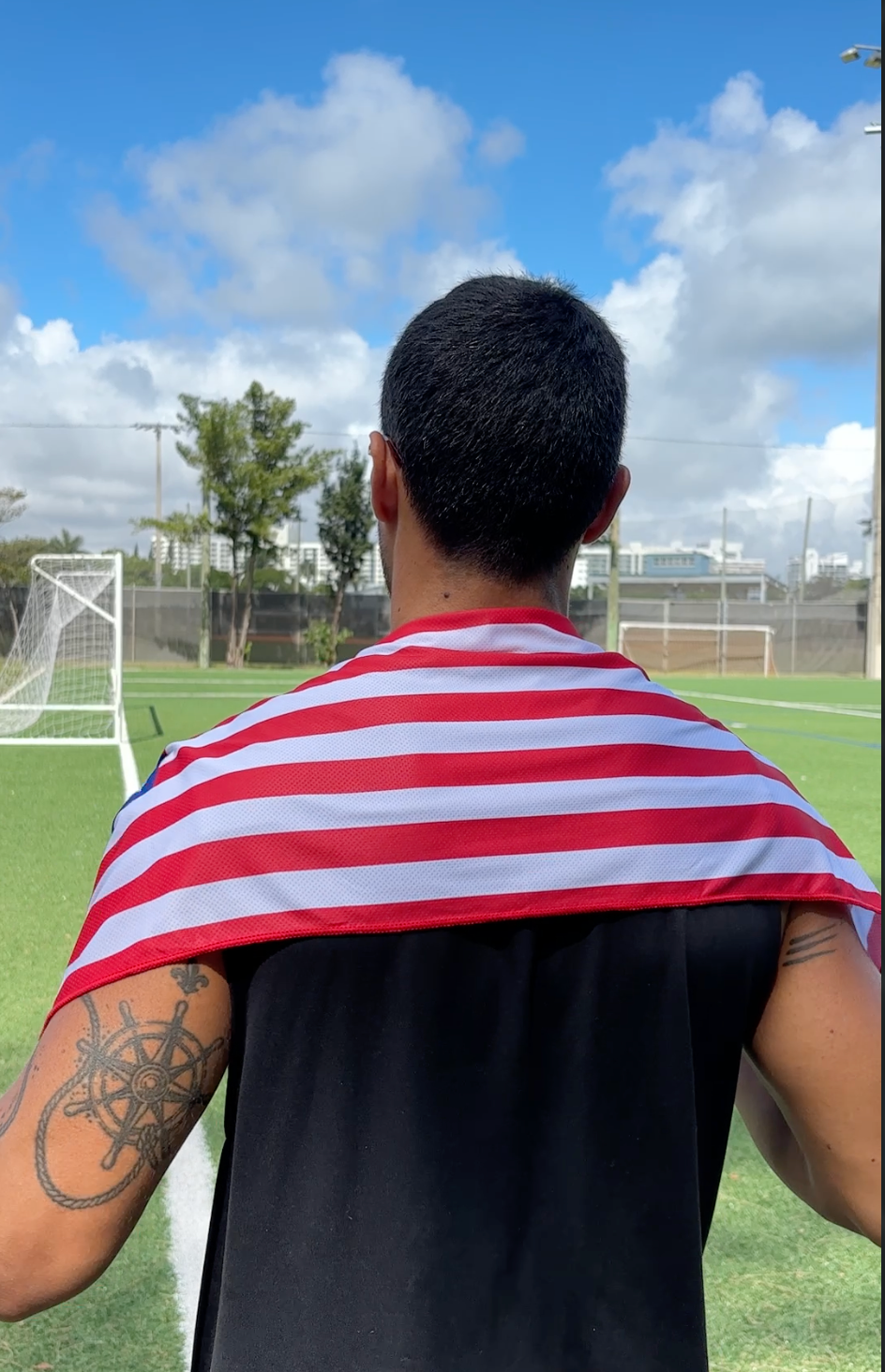 USA  flag cooling towel