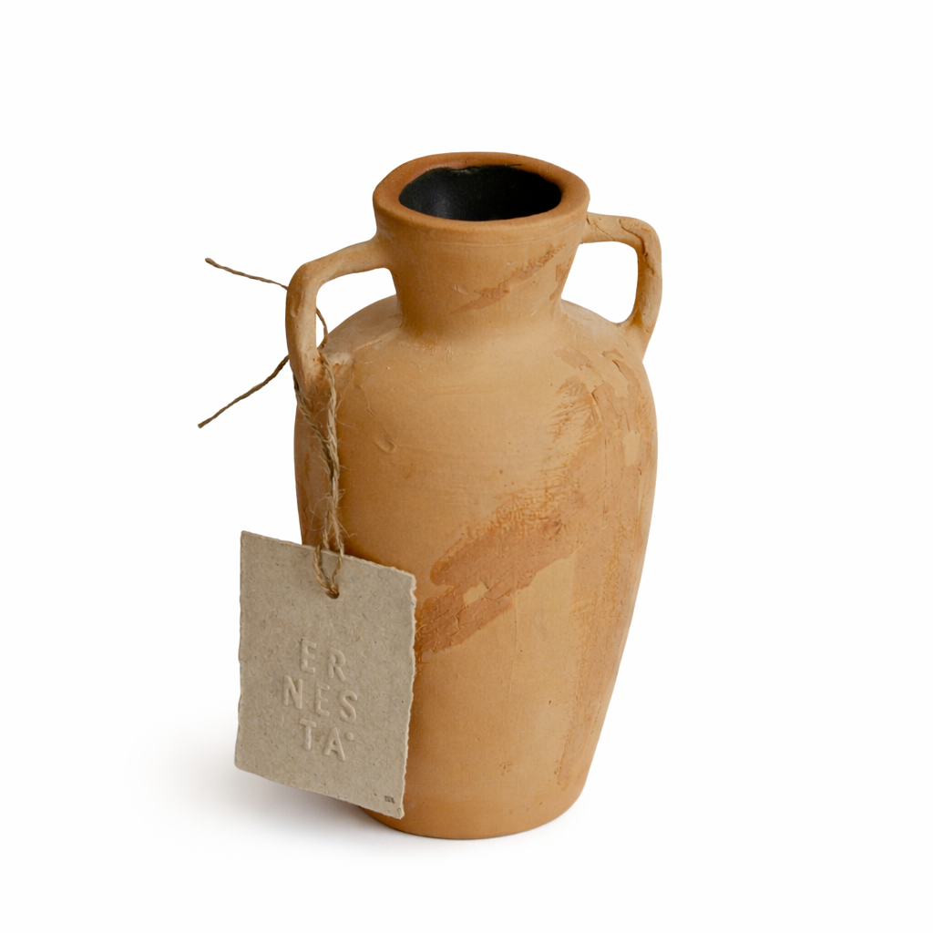 Tierra Vase | Handmade Ceramic Vase | Earth Tone Organic Design | Decorative or Functional Pitcher