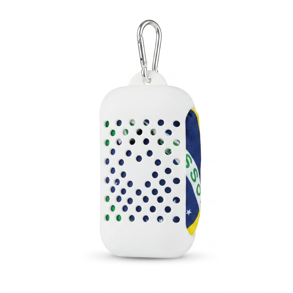 Paquete Futbol Fans de Brasil – Manta de bandera + Toalla refrescante | Edición limitada