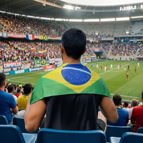 Brazil Fan Bundle – Flag Blanket + Cooling Towel | Limited Edition