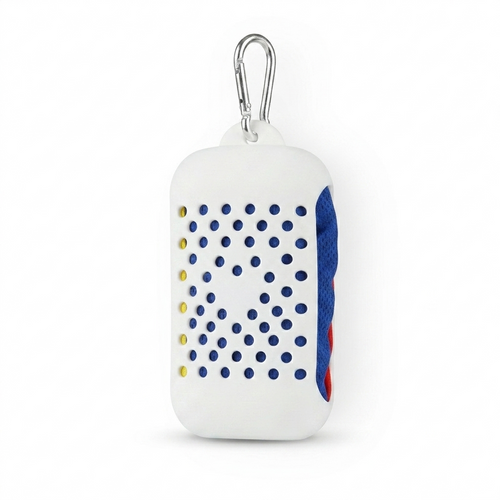Colombia Flag Cooling Towel for Sports Fans | 90 x 30 cm + Silicone Case