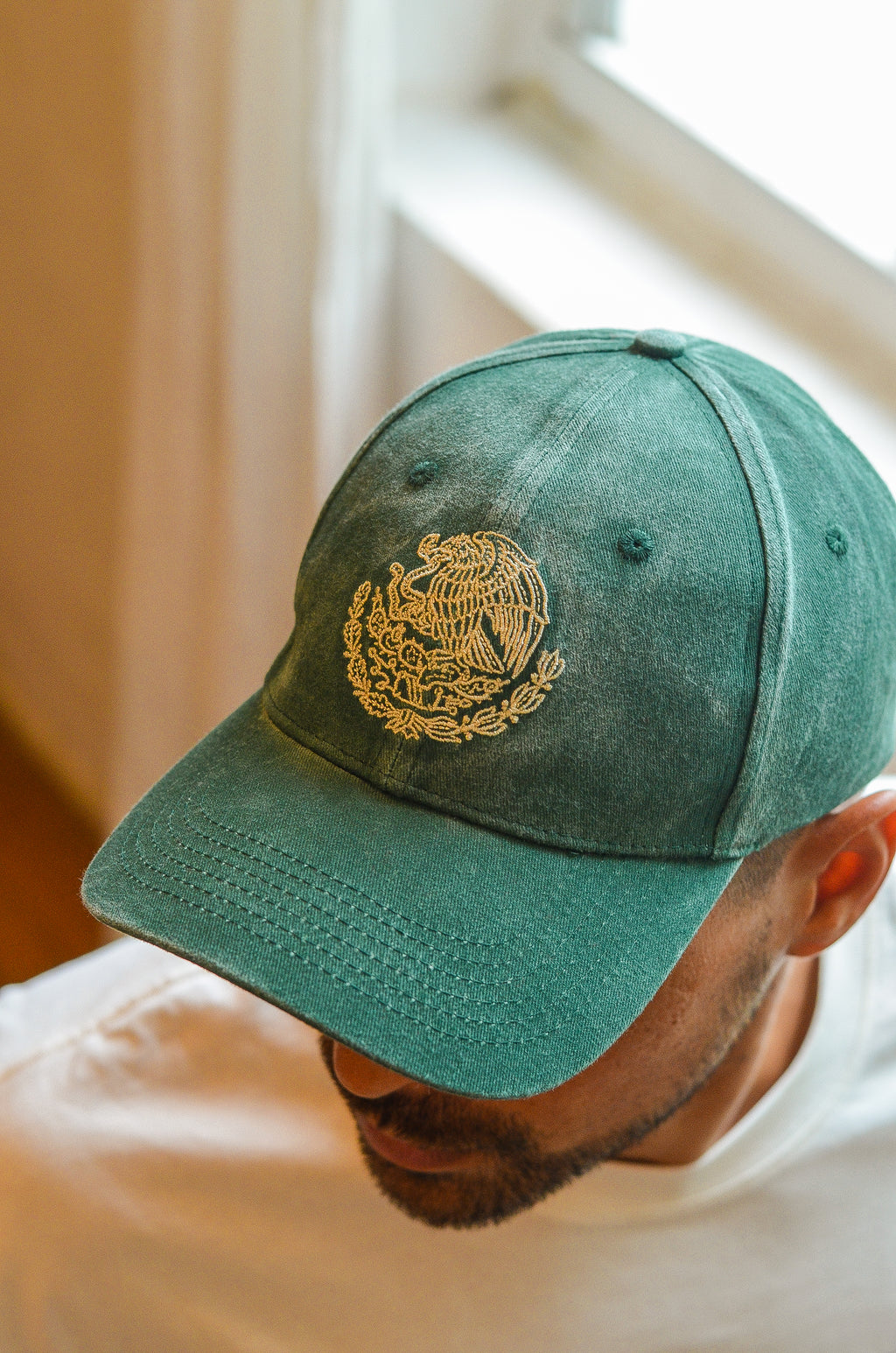 Mexico National Emblem Embroidered Baseball Cap – 100% Cotton