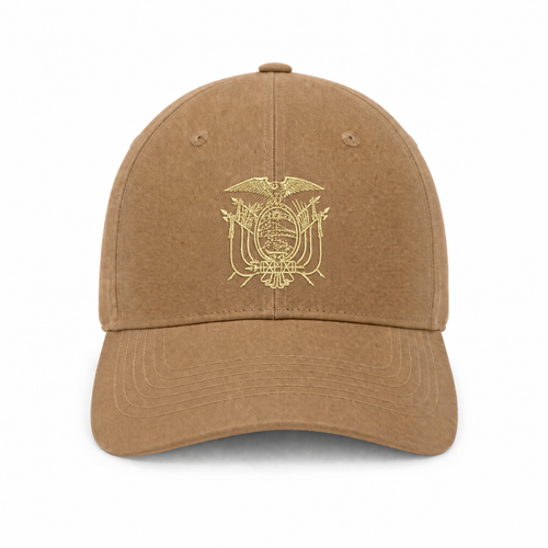 Ecuador National Emblem Embroidered Baseball Cap – 100% Cotton