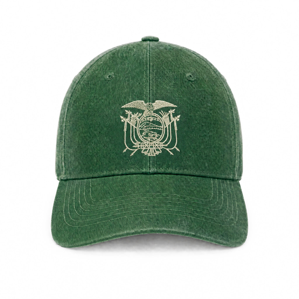 Ecuador National Emblem Embroidered Baseball Cap – 100% Cotton