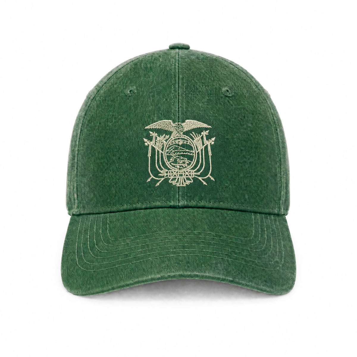 Ecuador National Emblem Embroidered Baseball Cap – 100% Cotton