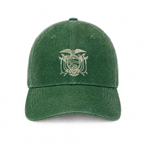 Ecuador National Emblem Embroidered Baseball Cap – 100% Cotton