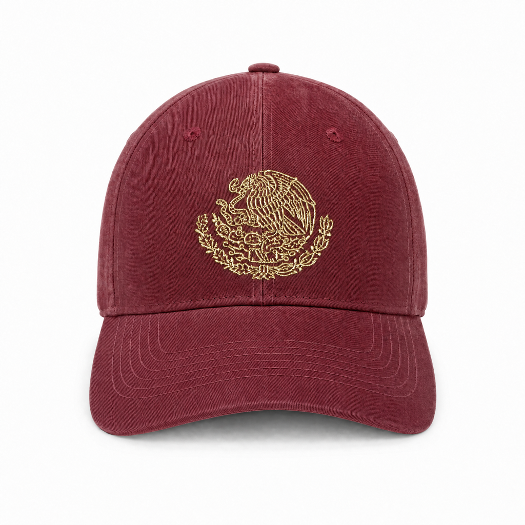 Mexico National Emblem Embroidered Baseball Cap – 100% Cotton