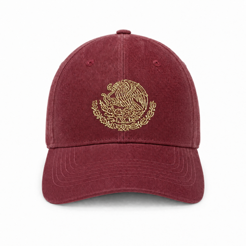 Mexico National Emblem Embroidered Baseball Cap – 100% Cotton