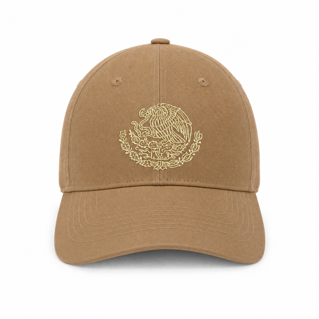 Mexico National Emblem Embroidered Baseball Cap – 100% Cotton