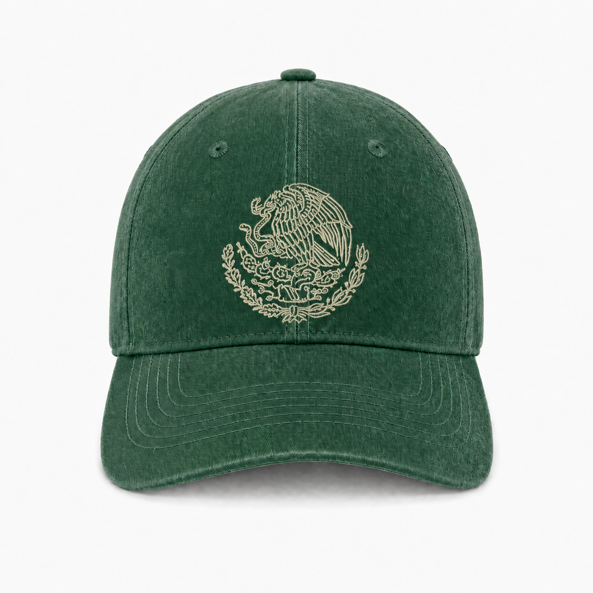 Mexico National Emblem Embroidered Baseball Cap – 100% Cotton