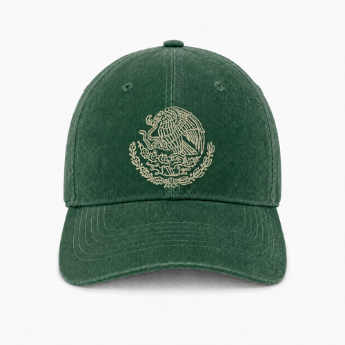 Mexico National Emblem Embroidered Baseball Cap – 100% Cotton