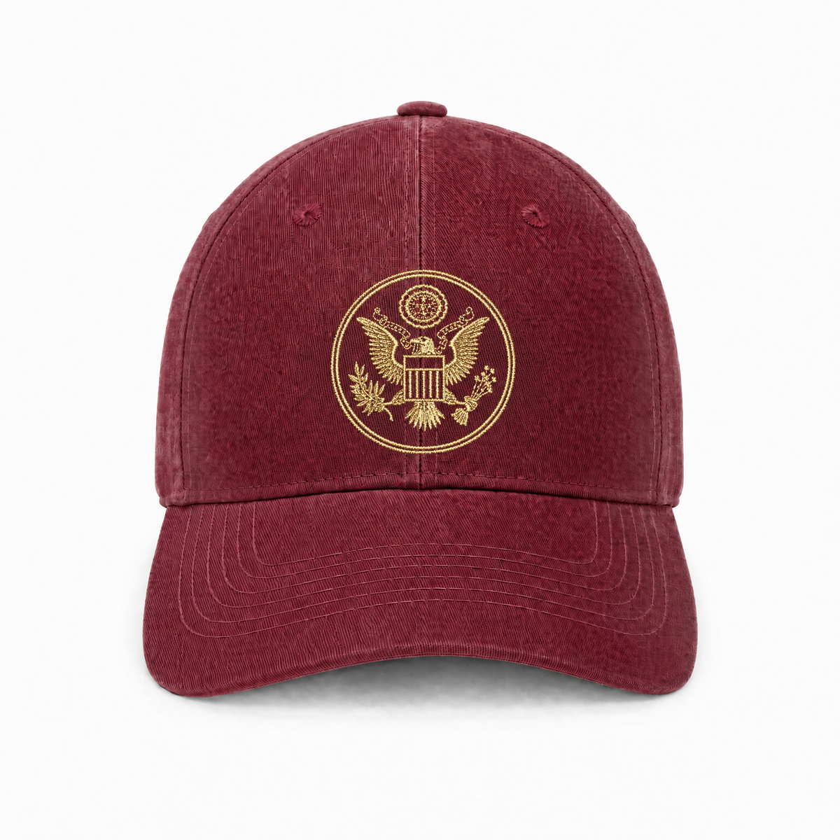 USA National Emblem Embroidered Baseball Cap – 100% Cotton