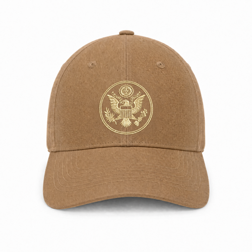 USA National Emblem Embroidered Baseball Cap – 100% Cotton