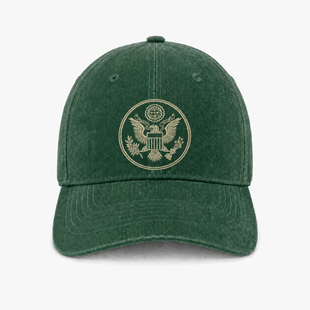 USA National Emblem Embroidered Baseball Cap – 100% Cotton