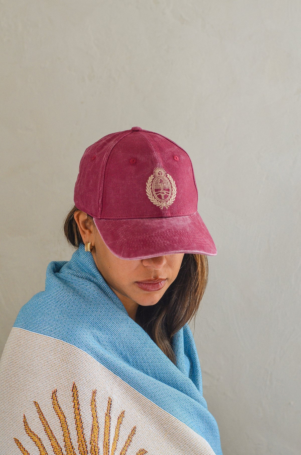 Argentina National Emblem Embroidered Baseball Cap – 100% Cotton