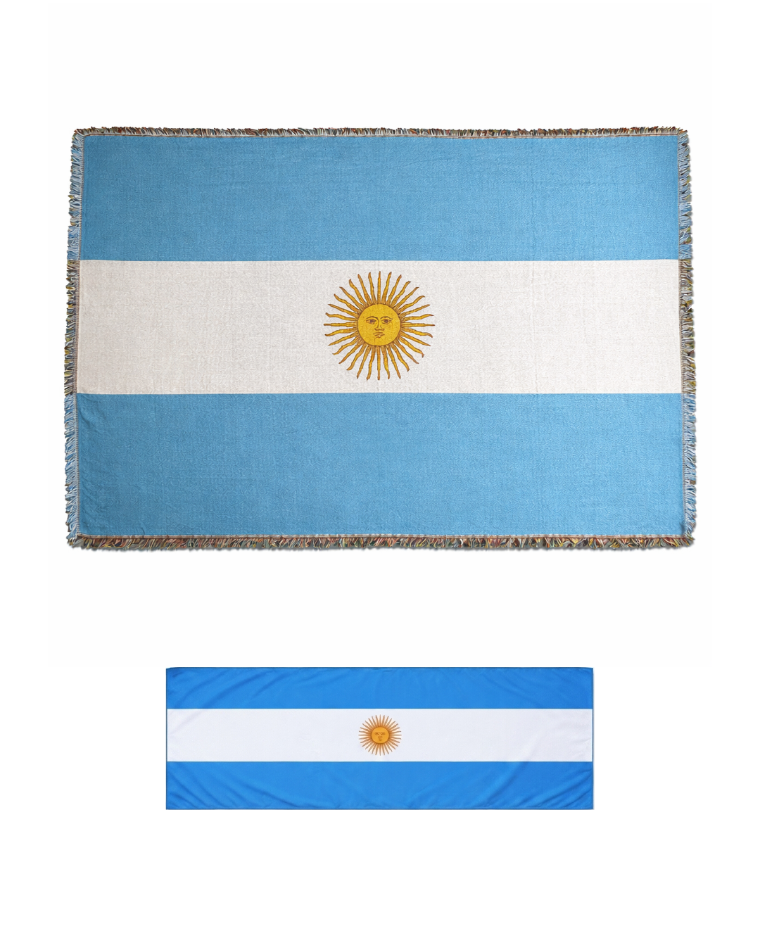 Argentina flag cooling towel for world cup match 2026