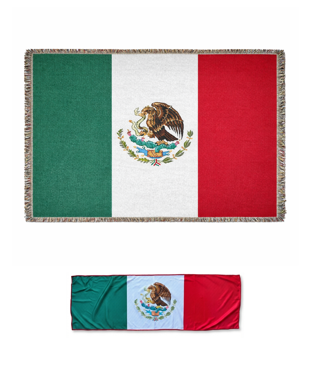 Mexico Fan Bundle – Flag Blanket + Cooling Towel | Limited Edition