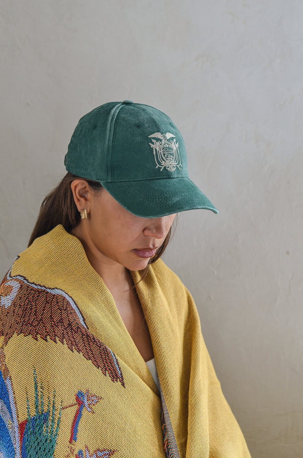 Ecuador National Emblem Embroidered Baseball Cap – 100% Cotton