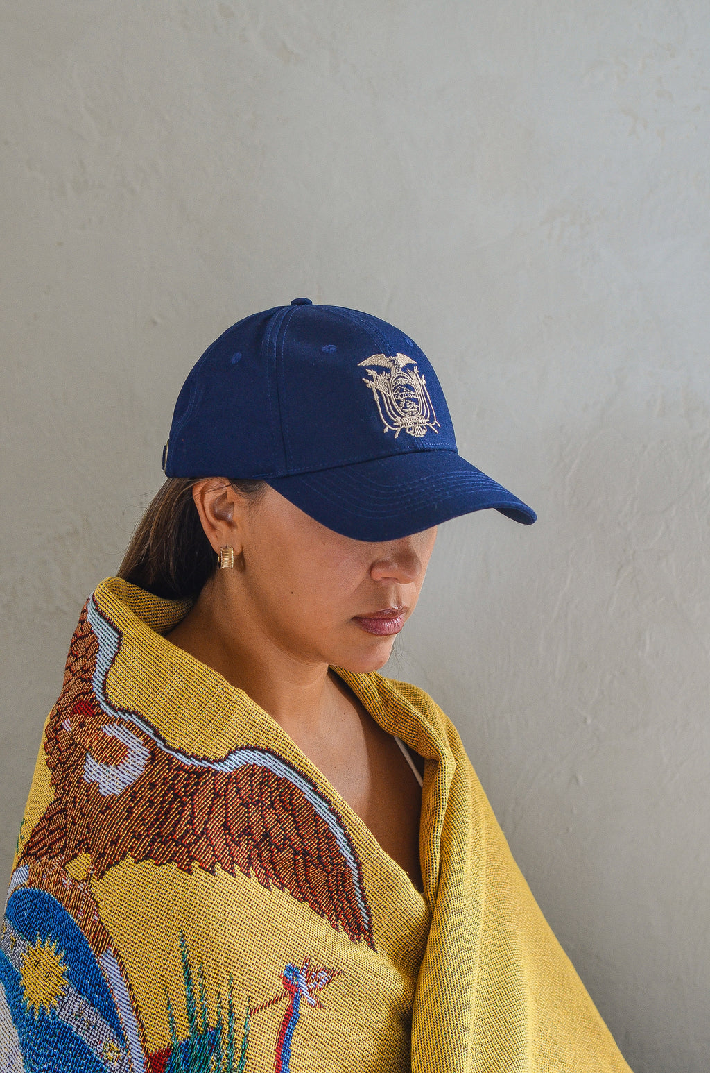 Ecuador National Emblem Embroidered Baseball Cap – 100% Cotton
