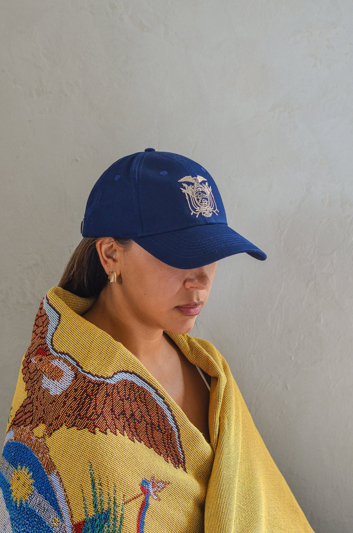 Ecuador National Emblem Embroidered Baseball Cap – 100% Cotton