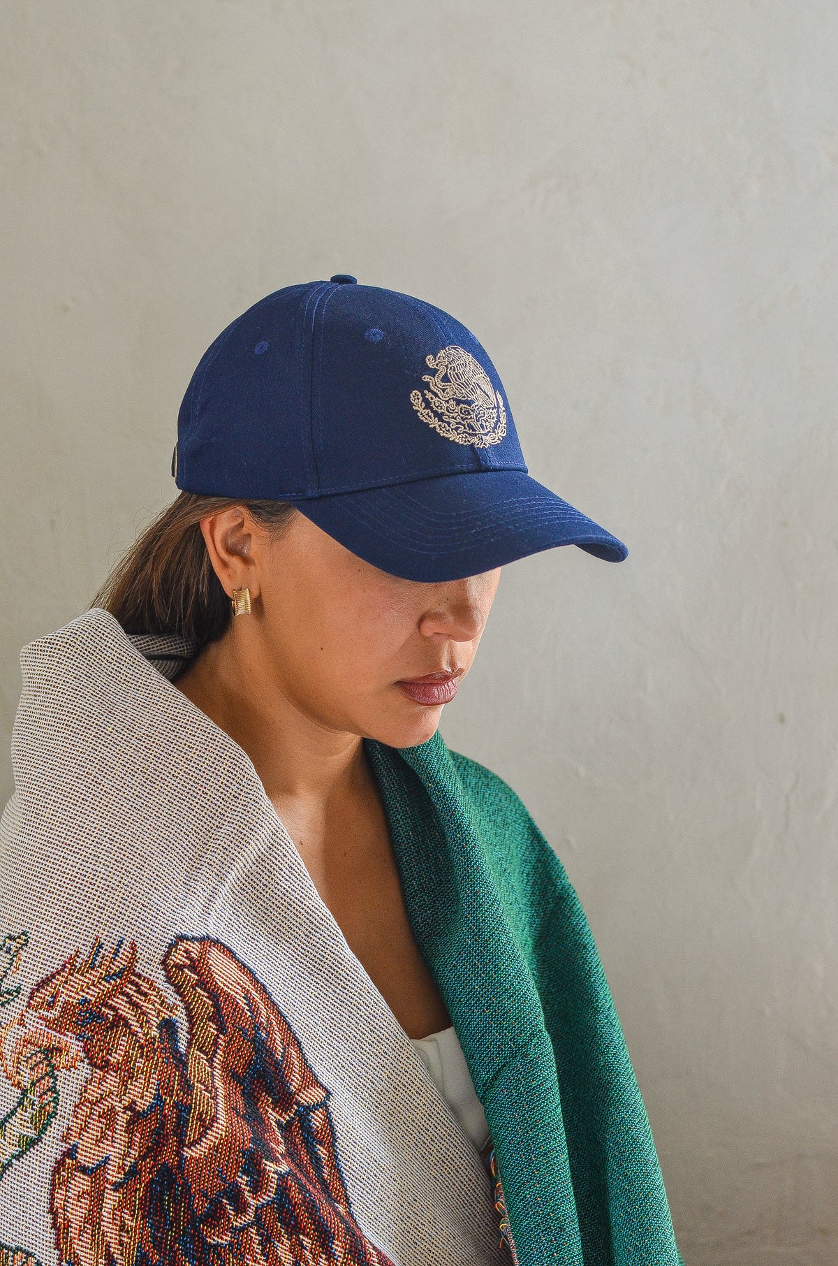 Mexico National Emblem Embroidered Baseball Cap – 100% Cotton