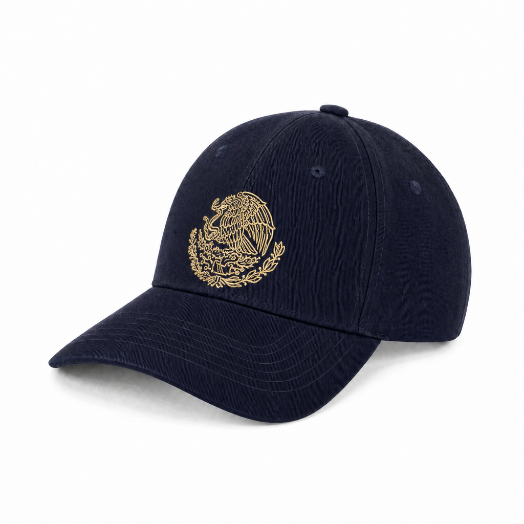 Mexico National Emblem Embroidered Baseball Cap – 100% Cotton