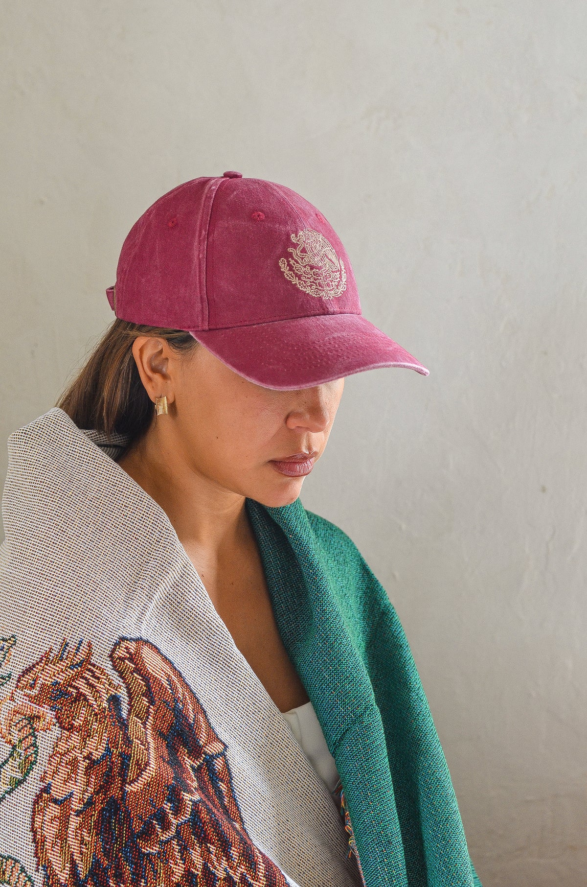 Mexico National Emblem Embroidered Baseball Cap – 100% Cotton