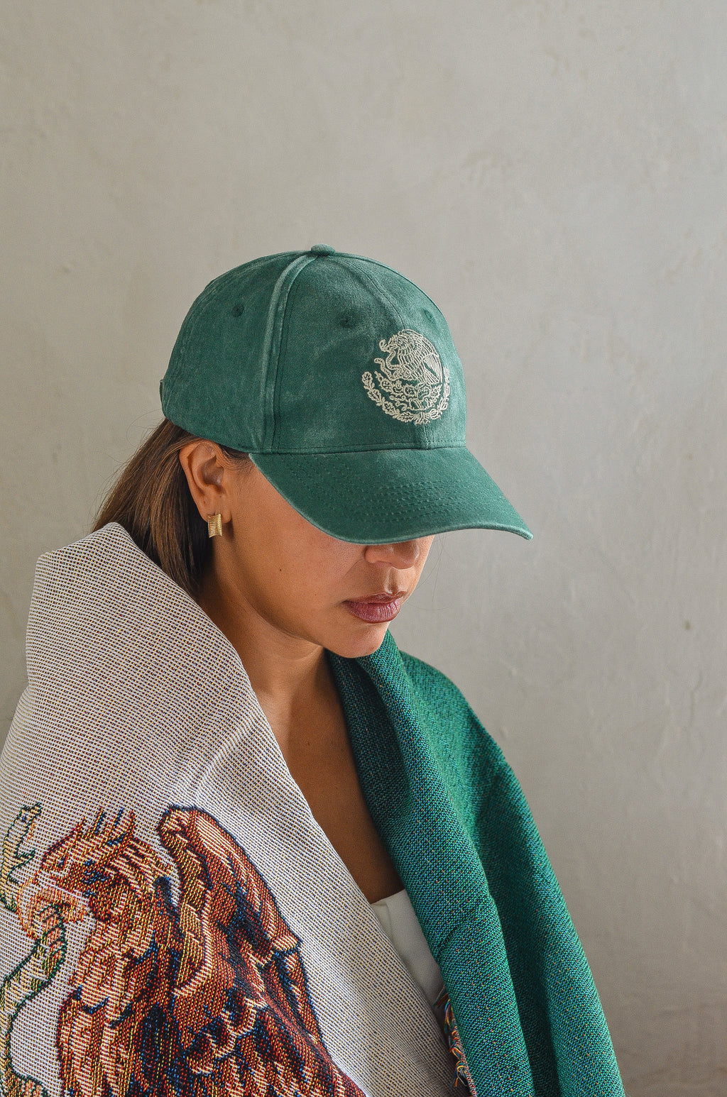 Mexico National Emblem Embroidered Baseball Cap – 100% Cotton