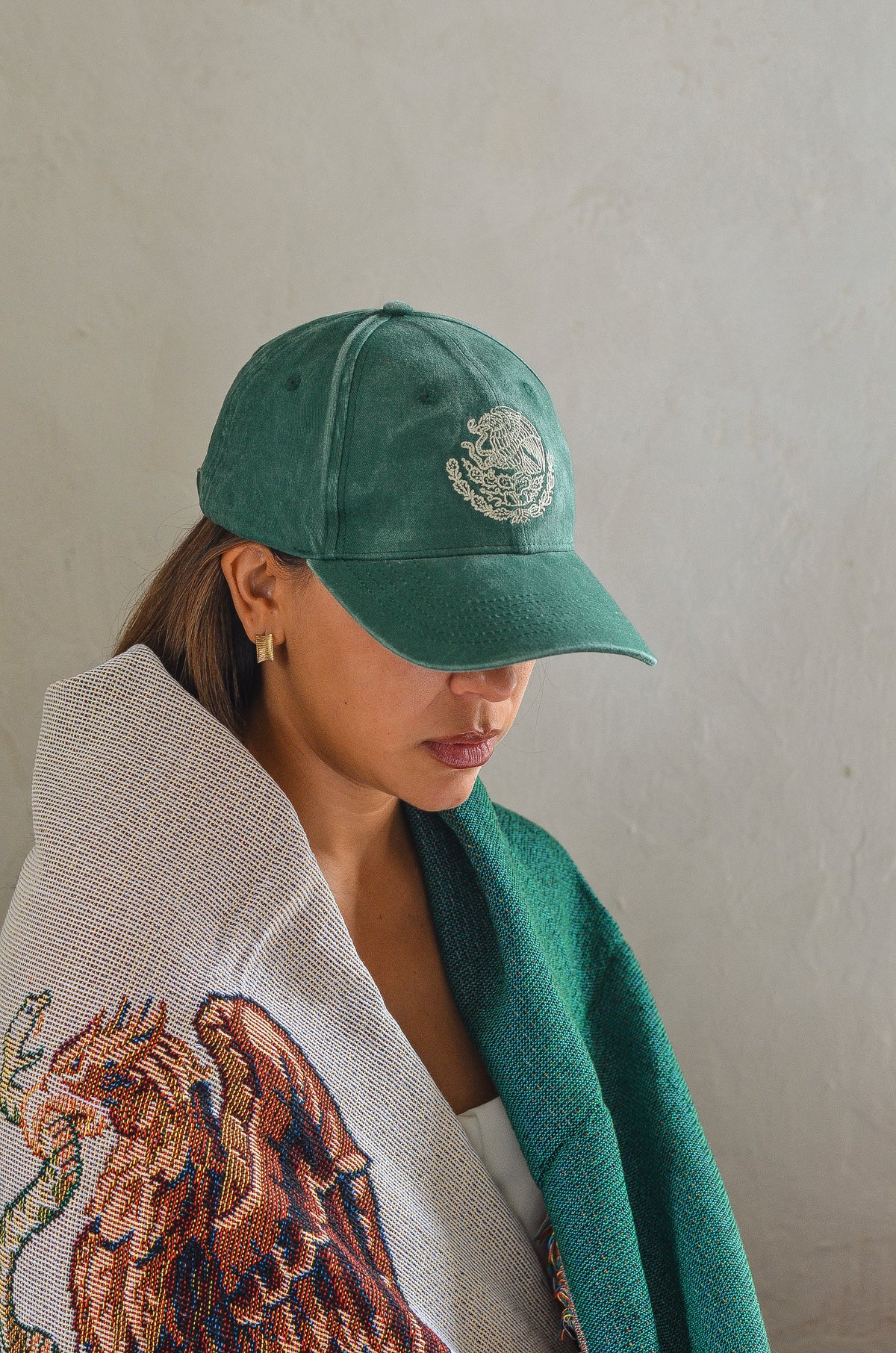Mexico National Emblem Embroidered Baseball Cap – 100% Cotton