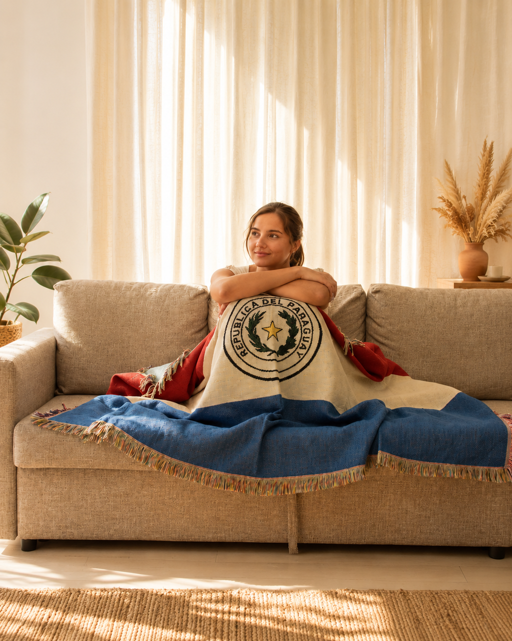 Paraguay Woven Throw Blanket