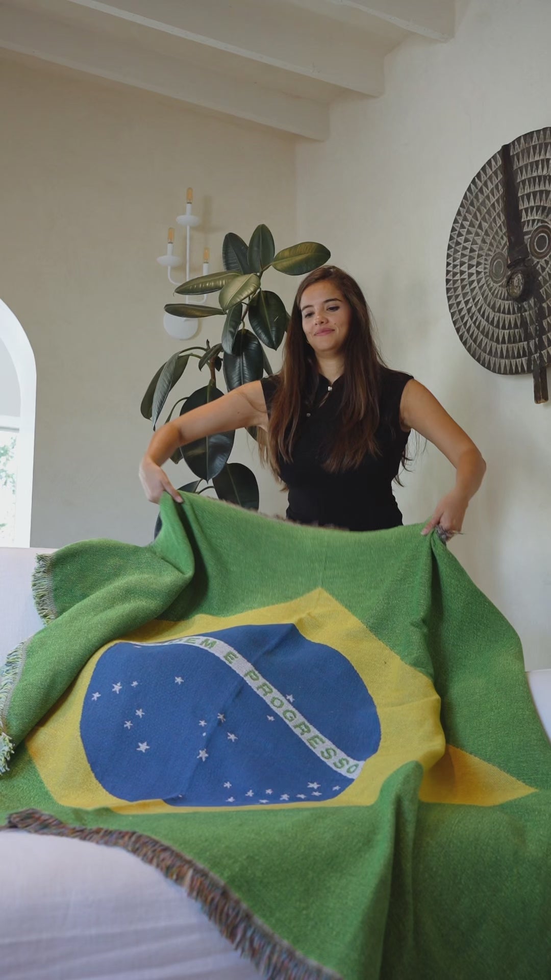 BRASIL Woven Throw Blanket | 50x70 in