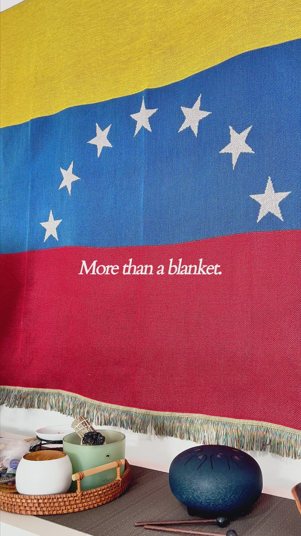 Wooden Tapestry Hangers for Blankets & Wall Decor (set of 4)