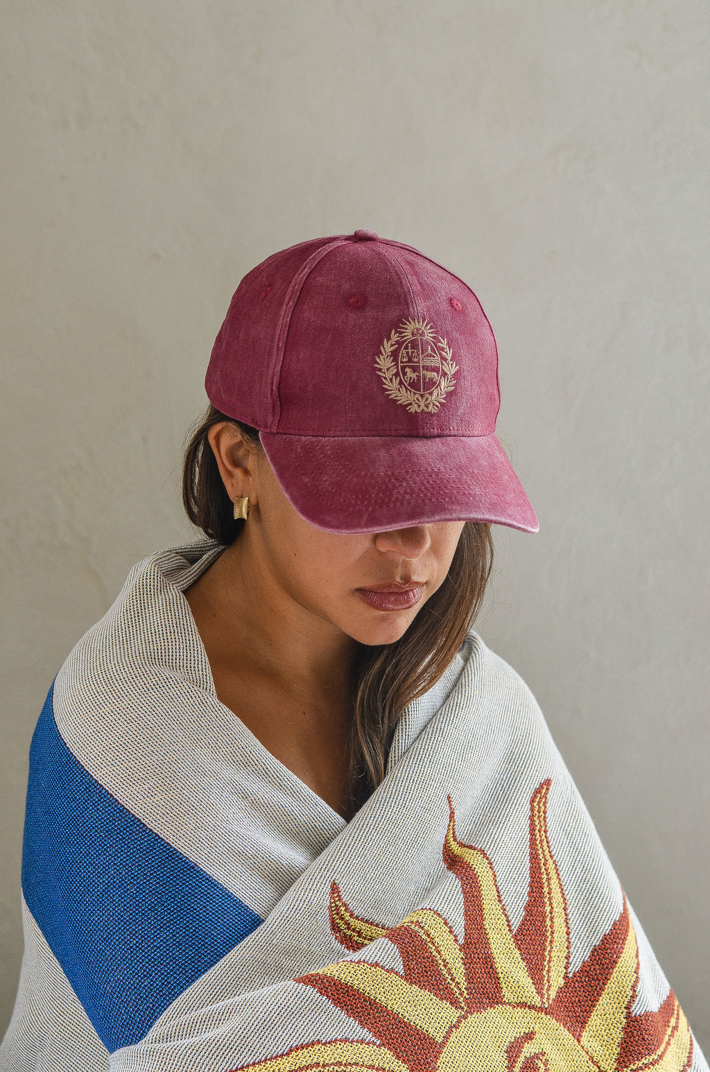 Uruguay National Emblem Embroidered Baseball Cap – 100% Cotton