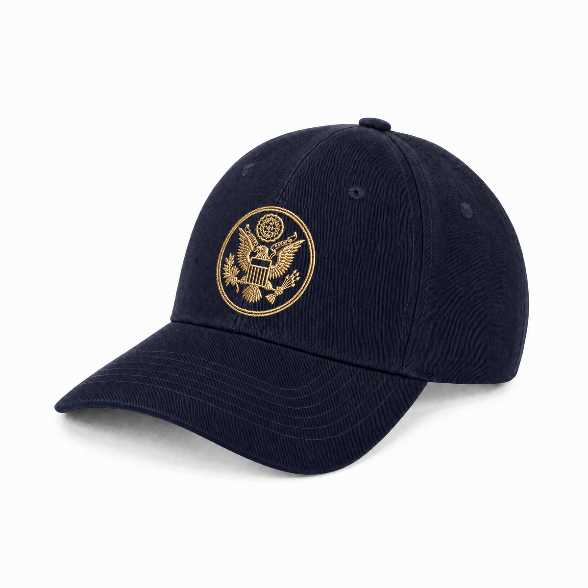 USA National Emblem Embroidered Baseball Cap – 100% Cotton
